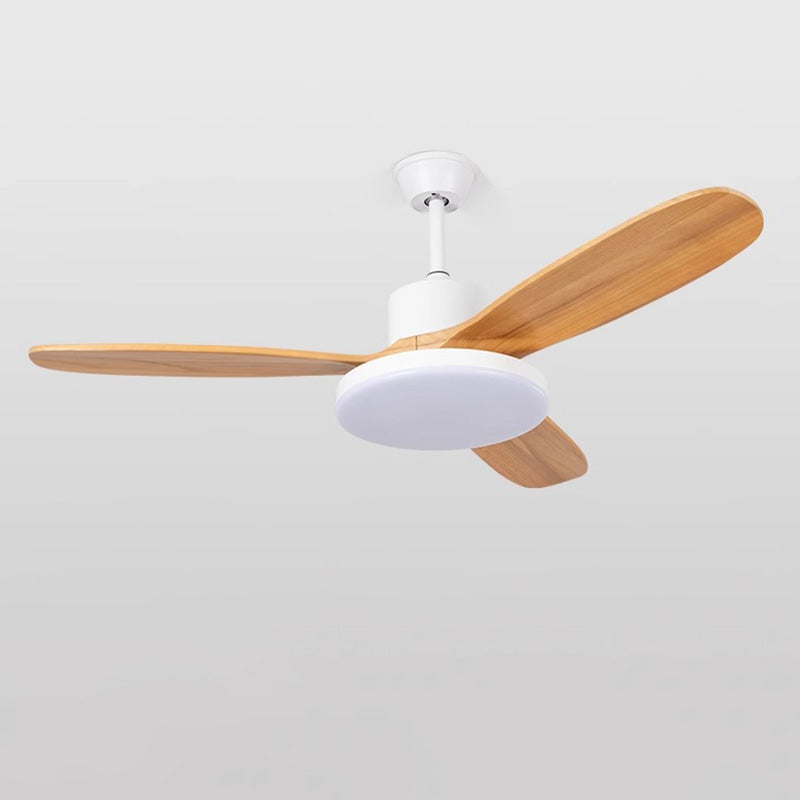 WOMO Ventiladores de techo con luz con 3 Aspas de Madera - WM5090