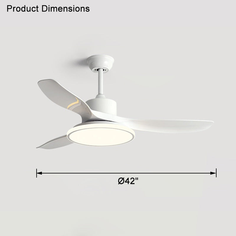 WOMO Ventiladores de techo con luz con 3 Aspas - WM5091