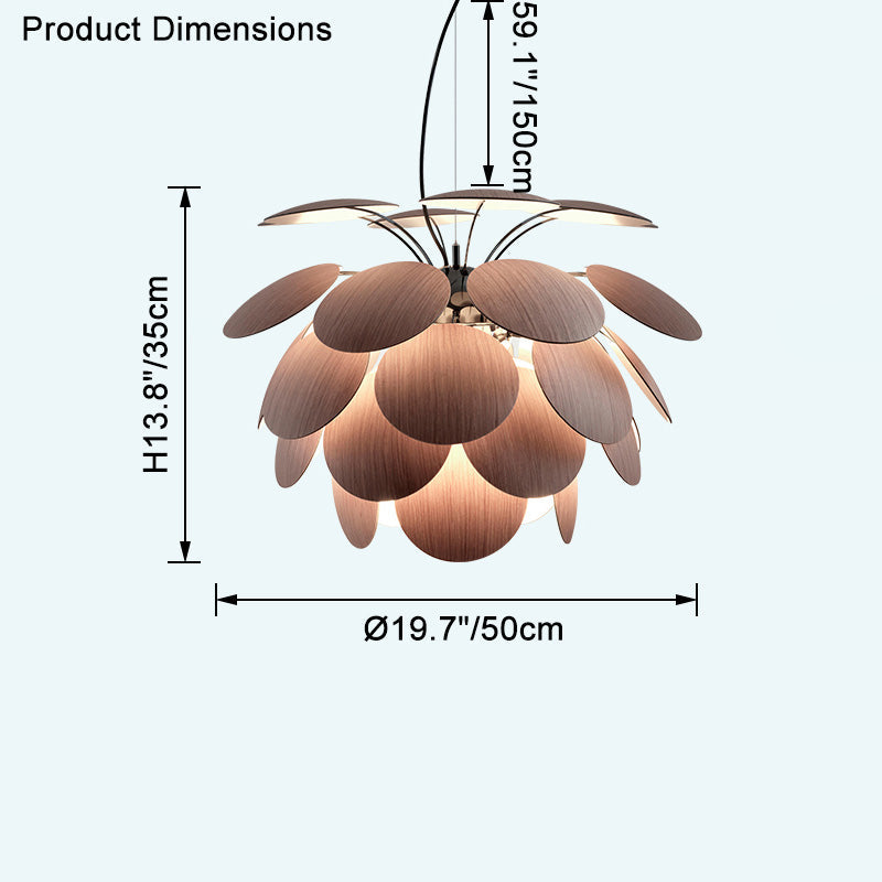 Lámpara colgante WOMO Pinecone-WM2388