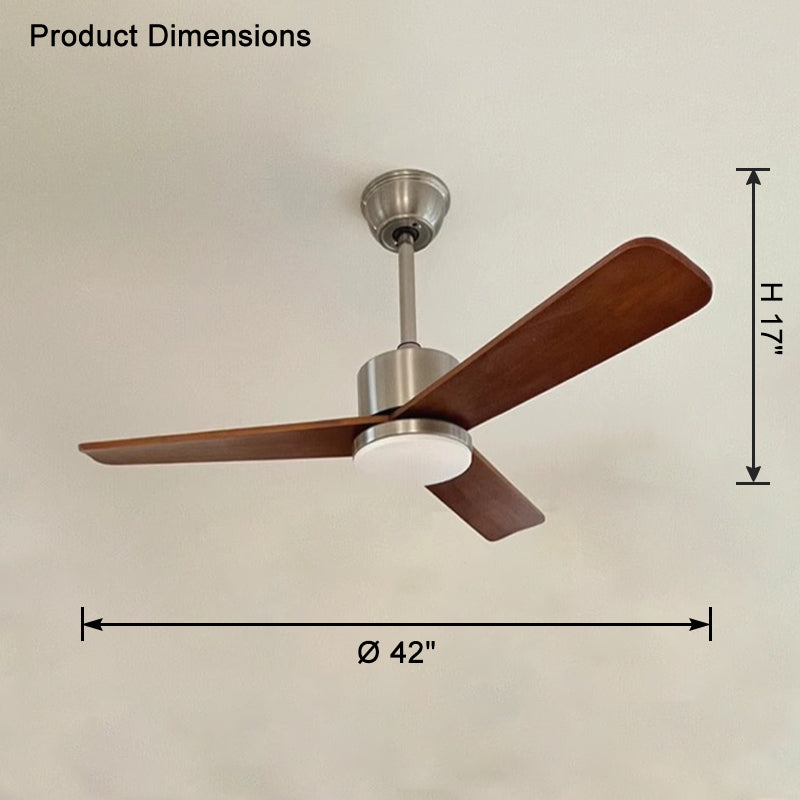 WOMO Ventiladores de techo con luz Moderno de Mid Century - WM5117