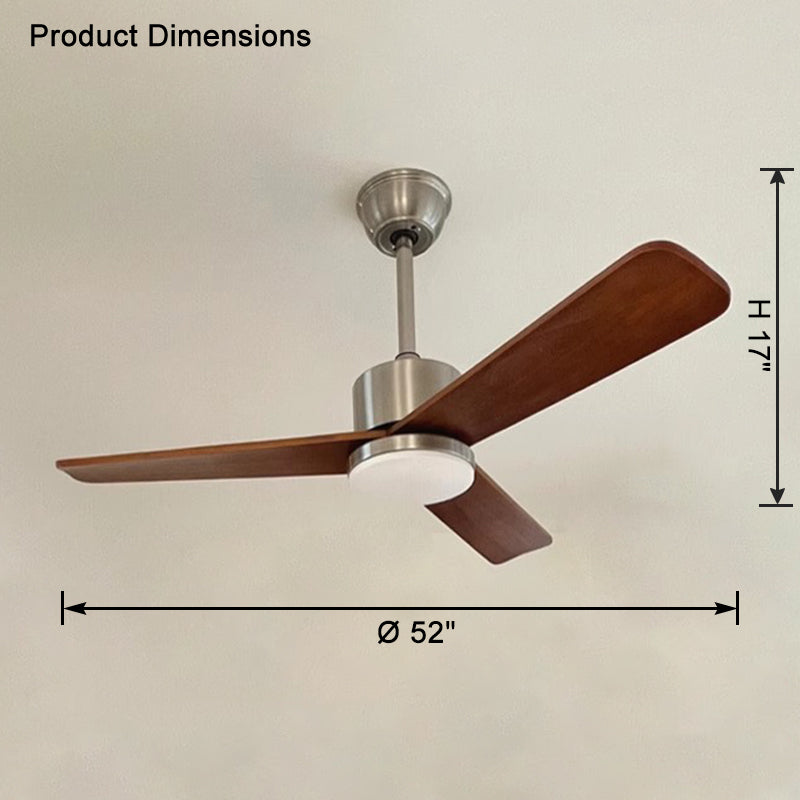 WOMO Ventiladores de techo con luz Moderno de Mid Century - WM5117