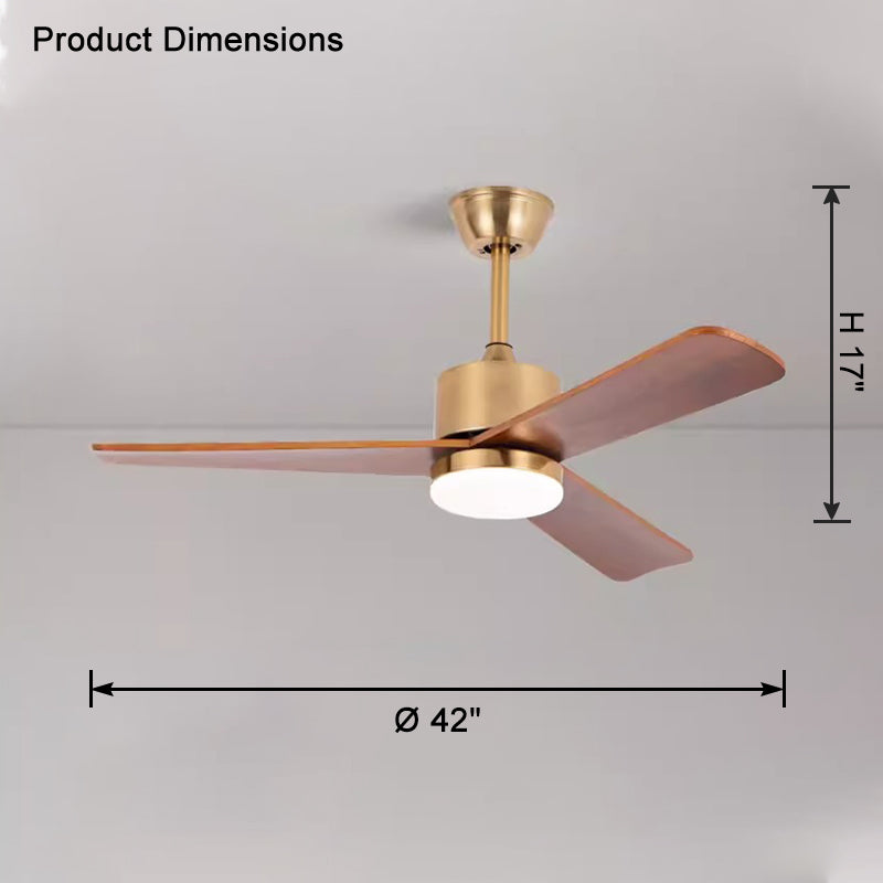 WOMO Ventiladores de techo con luz Moderno de Mid Century - WM5117