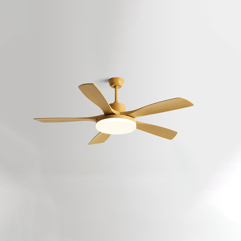 WOMO Ventiladores de techo con luz Escandinava con 5 Aspas - WM5125