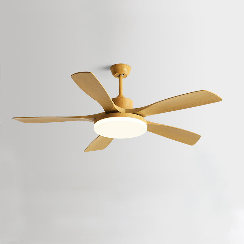 WOMO Ventiladores de techo con luz Escandinava con 5 Aspas - WM5125