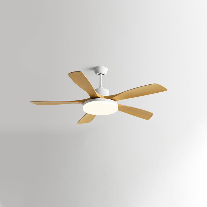 WOMO Ventiladores de techo con luz Escandinava con 5 Aspas - WM5125