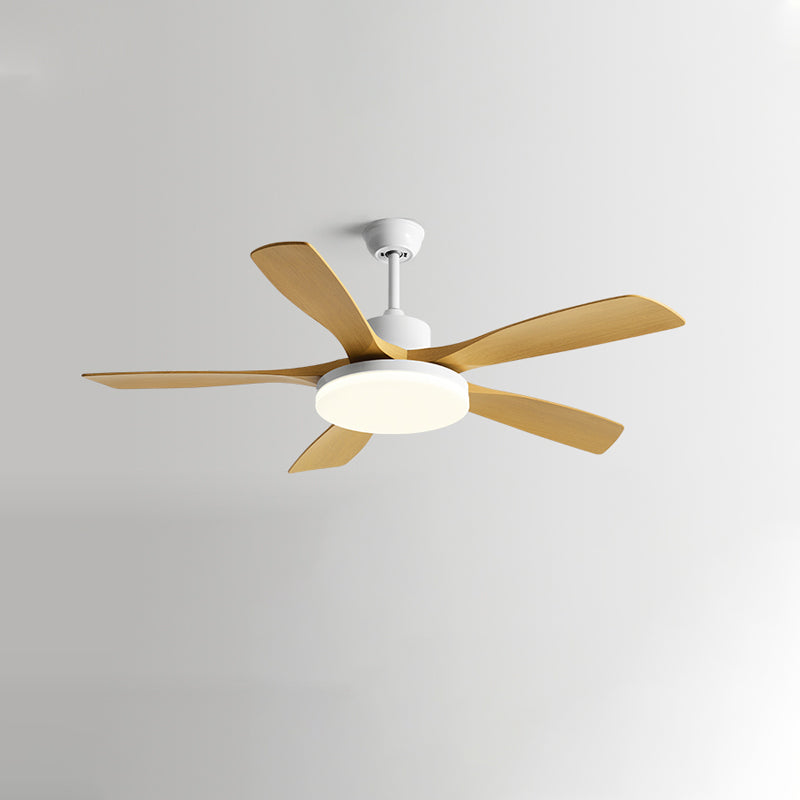 WOMO Ventiladores de techo con luz Escandinava con 5 Aspas - WM5125