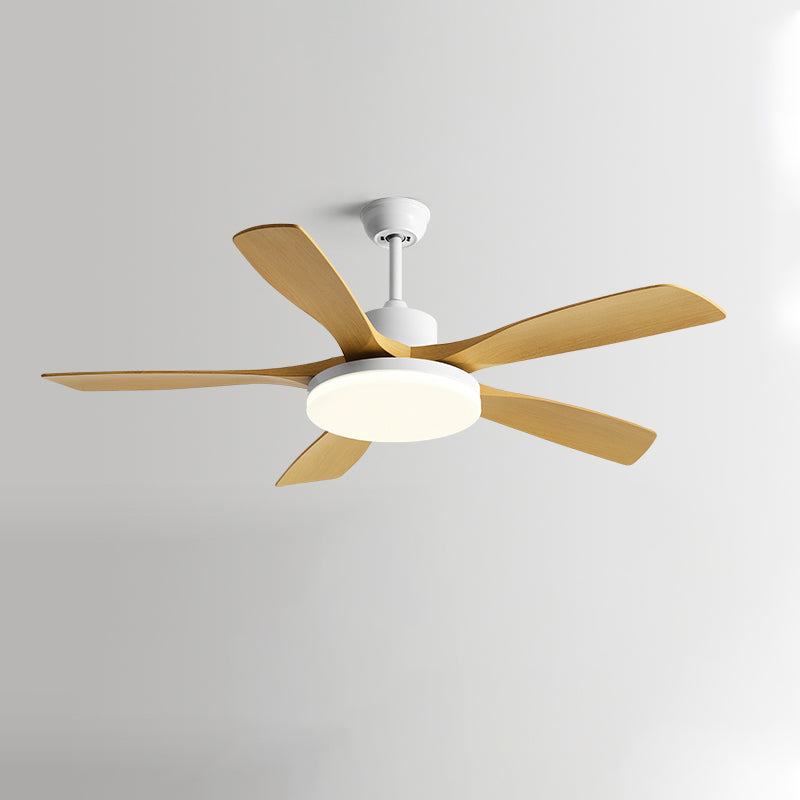 WOMO Ventiladores de techo con luz Escandinava con 5 Aspas - WM5125