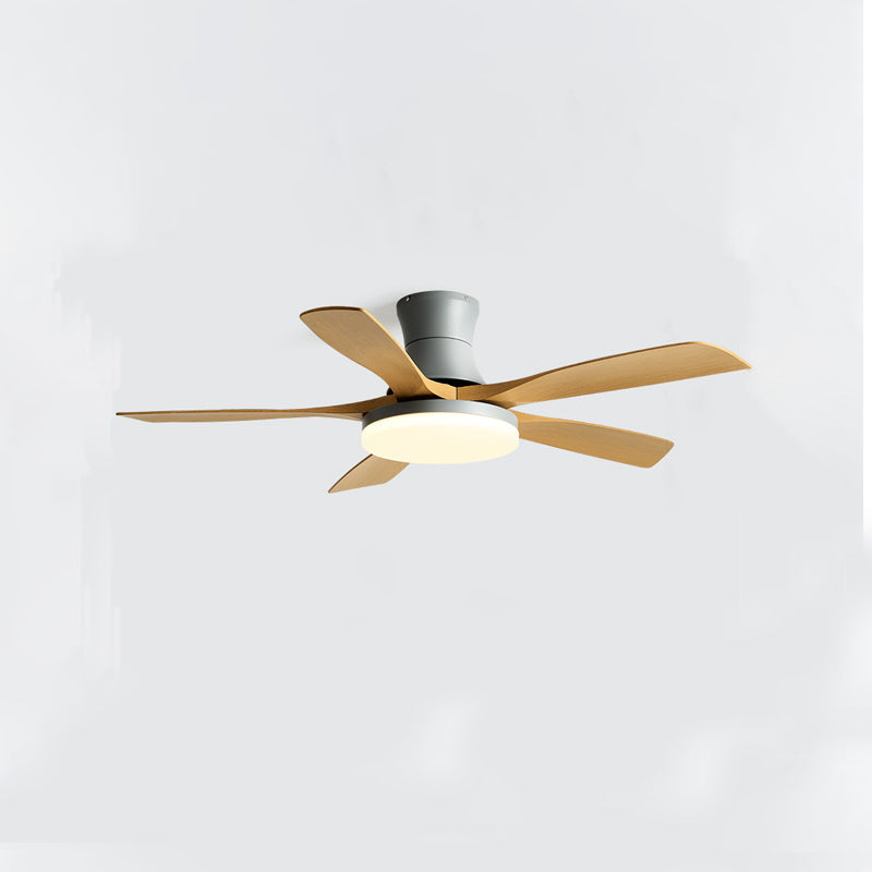 WOMO Ventiladores de techo con luz Moderna con 5 Aspas - WM5126