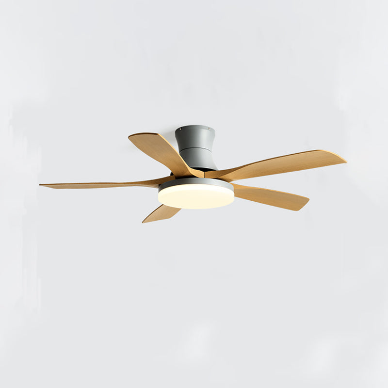 WOMO Ventiladores de techo con luz Moderna con 5 Aspas - WM5126