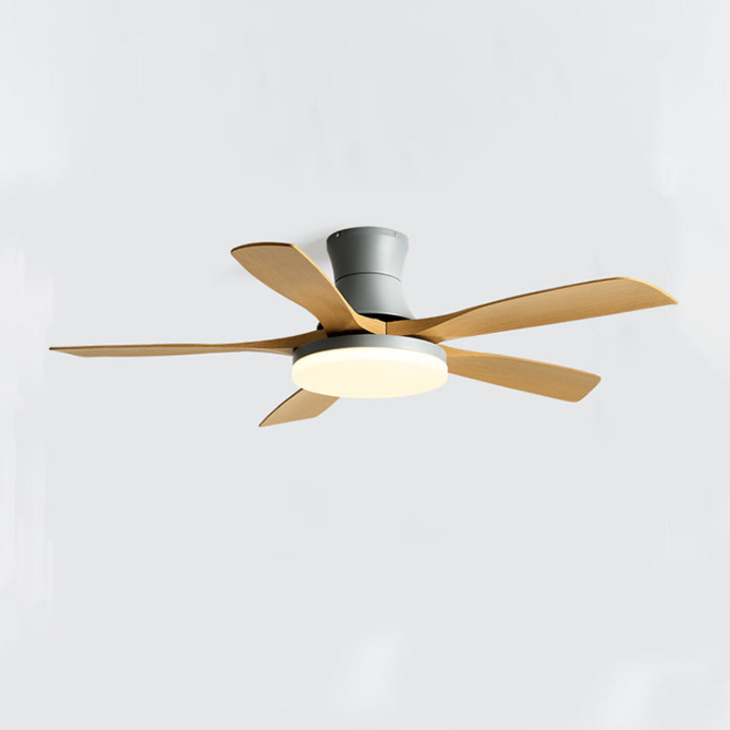 WOMO Ventiladores de techo con luz Moderna con 5 Aspas - WM5126