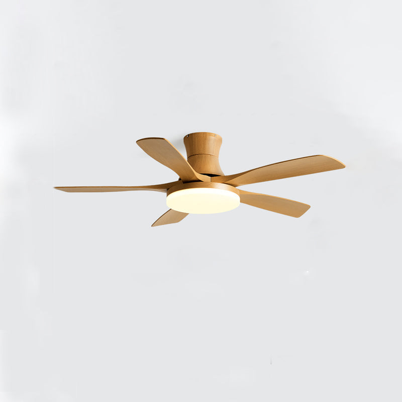 WOMO Ventiladores de techo con luz Moderna con 5 Aspas - WM5126
