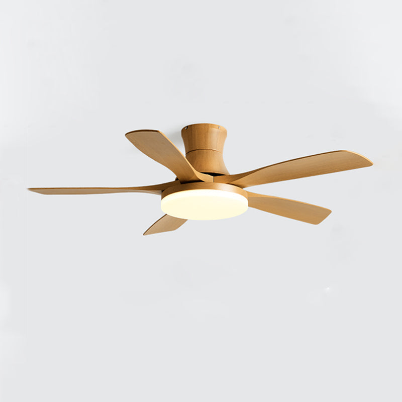 WOMO Ventiladores de techo con luz Moderna con 5 Aspas - WM5126