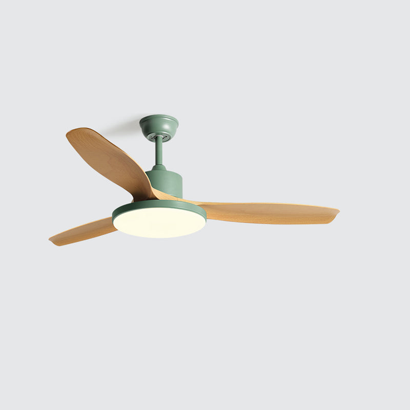 WOMO Ventiladores de techo con luz con 3 Aspas - WM5127