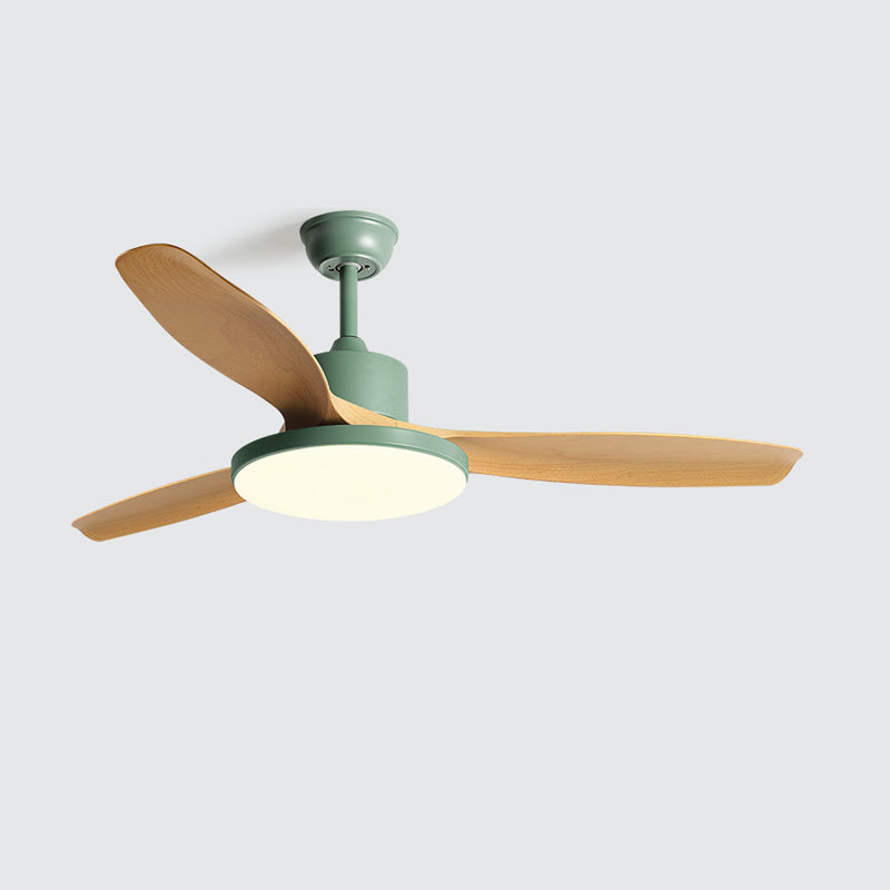 WOMO Ventiladores de techo con luz con 3 Aspas - WM5127