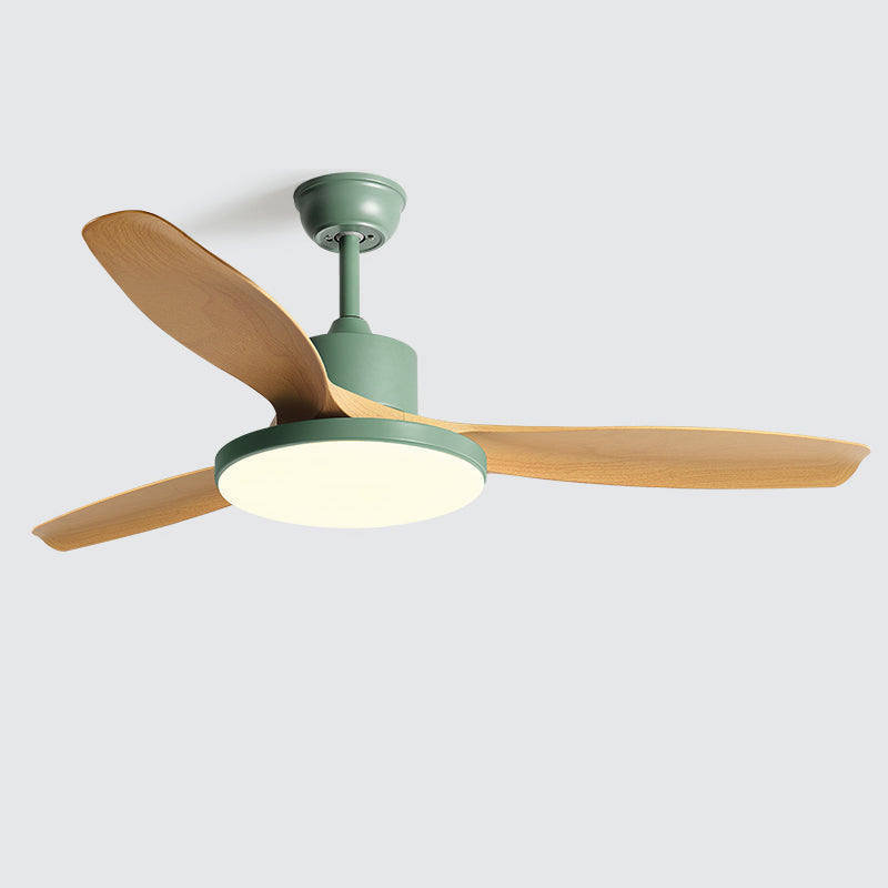WOMO Ventiladores de techo con luz con 3 Aspas - WM5127