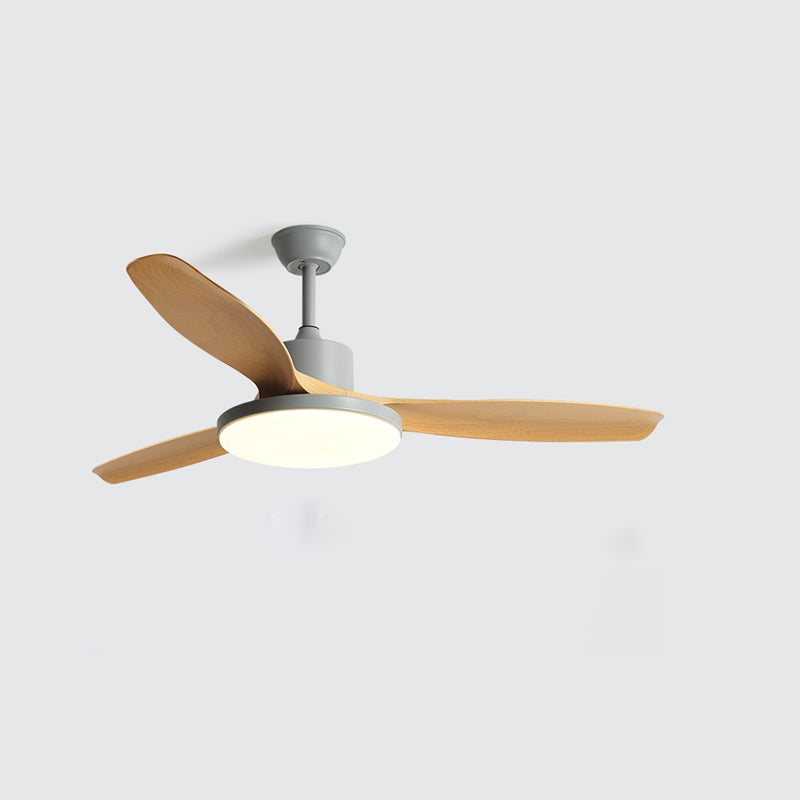 WOMO Ventiladores de techo con luz con 3 Aspas - WM5127