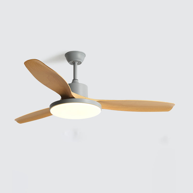 WOMO Ventiladores de techo con luz con 3 Aspas - WM5127