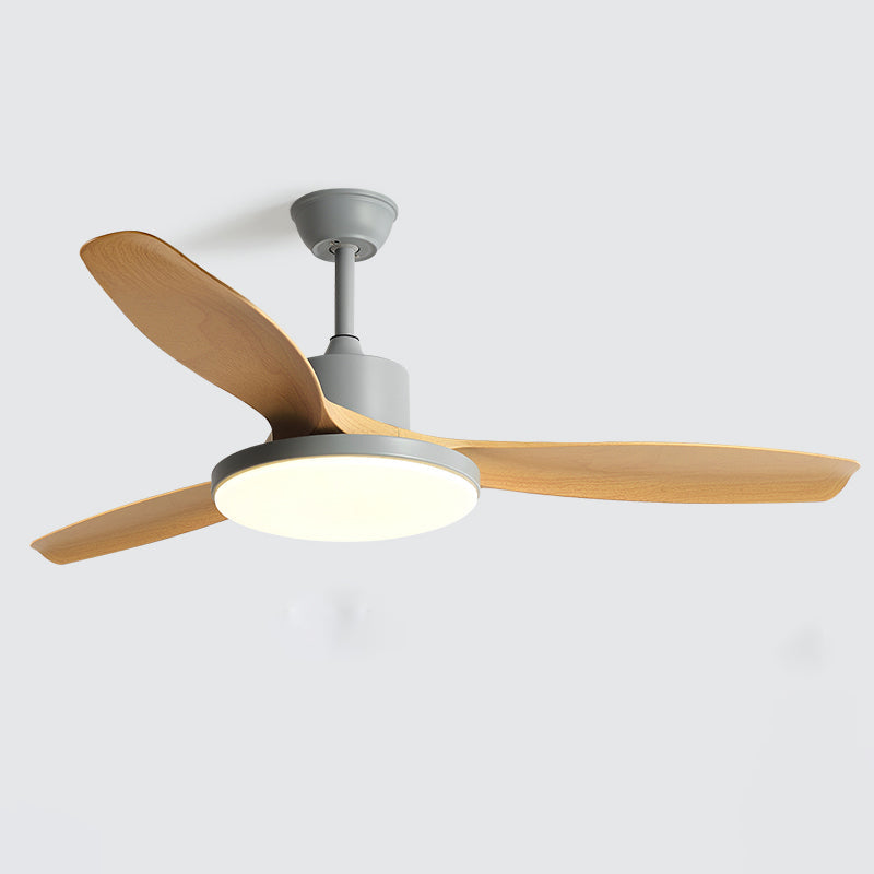 WOMO Ventiladores de techo con luz con 3 Aspas - WM5127
