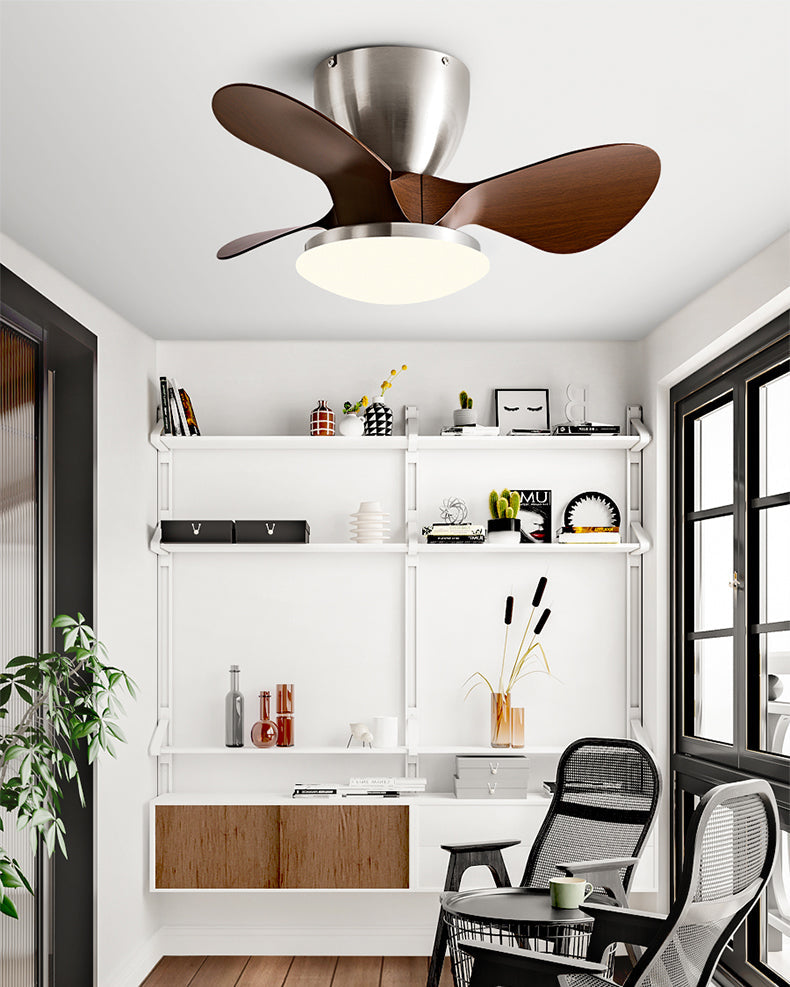 Ventilador de techo pequeño WOMO de 24 pulgadas con luz y perfil bajo - WM5159