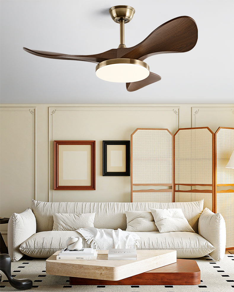 WOMO Mid Century Modern Ceiling Fans with Light - WM5173