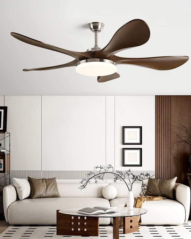 WOMO Mid Century Modern Ceiling Fans with Light - WM5173