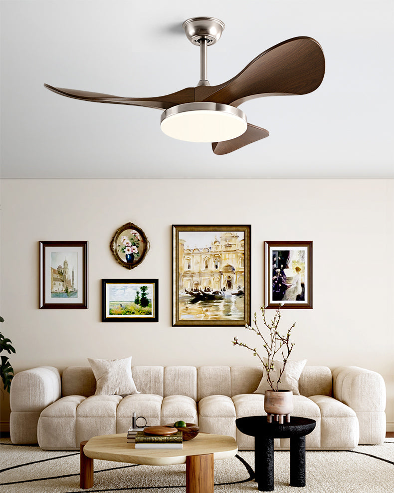 WOMO Mid Century Modern Ceiling Fans with Light - WM5173