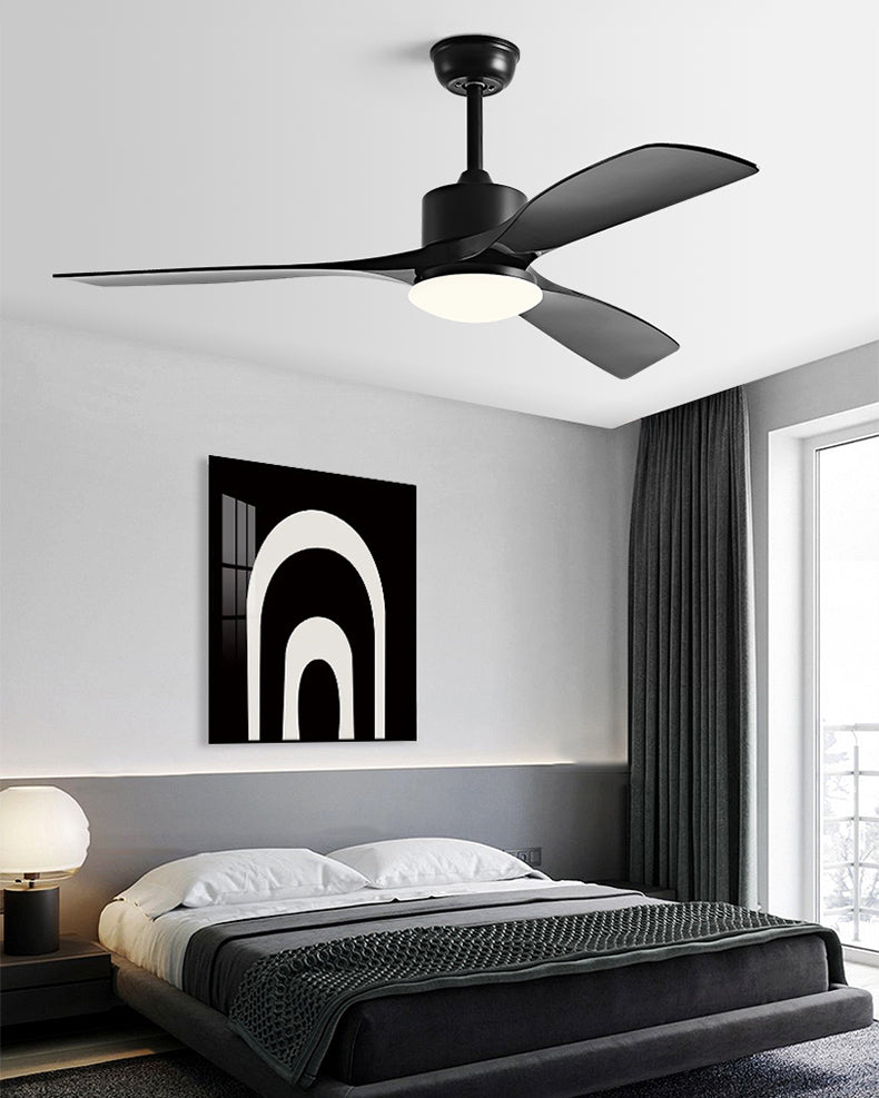 WOMO Ventiladores de techo con luz con 3 Aspas - WM5178