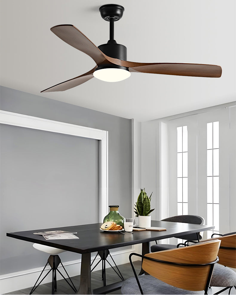 WOMO Ventiladores de techo con luz con 3 Aspas - WM5178