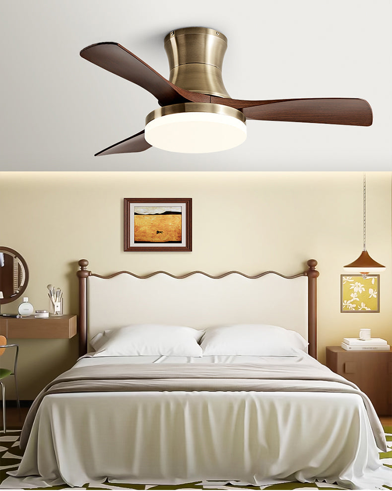 WOMO Ventiladores de techo con luz Perfil Bajo - WM5183a