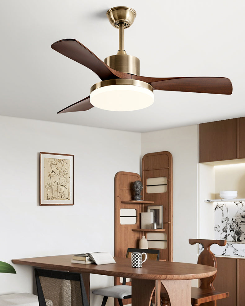 WOMO Ventiladores de techo con luz Bronce Antiguo - WM5183b