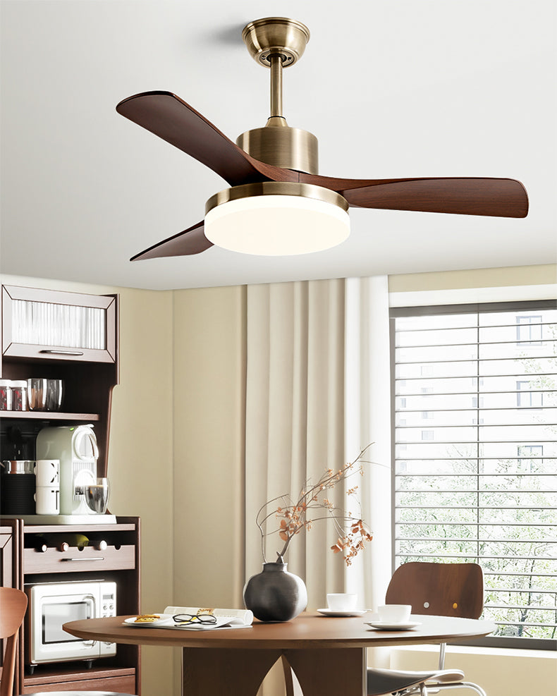 WOMO Ventiladores de techo con luz Bronce Antiguo - WM5183b