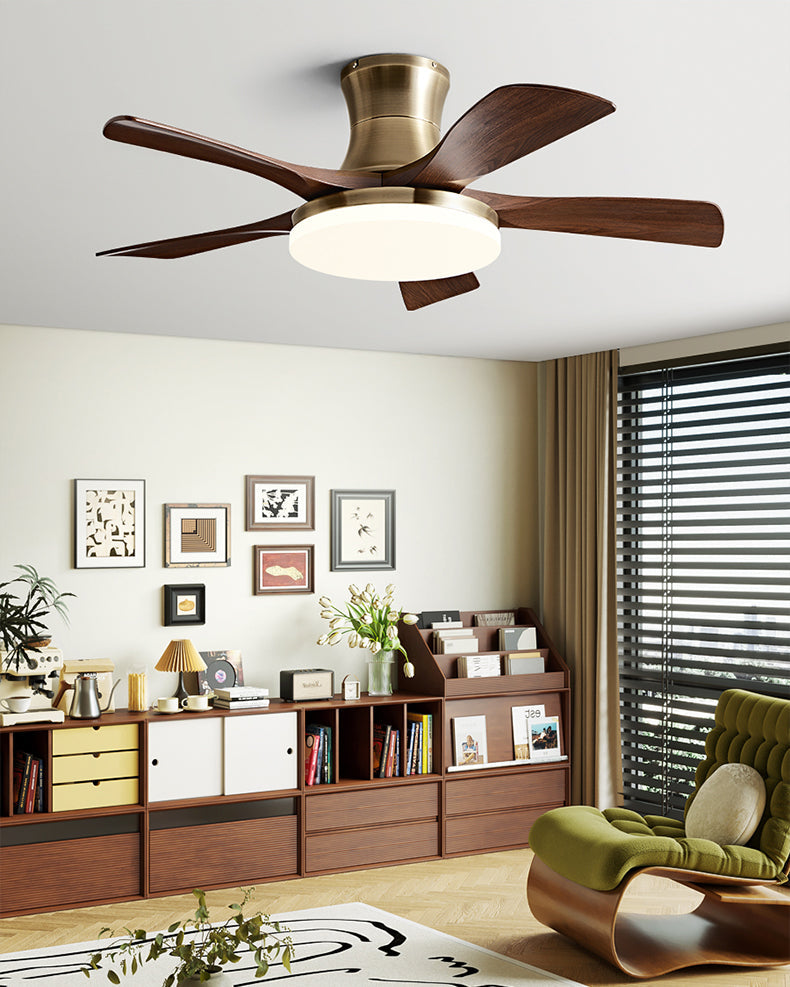 WOMO Ventiladores de techo con luz Perfil Bajo - WM5183a
