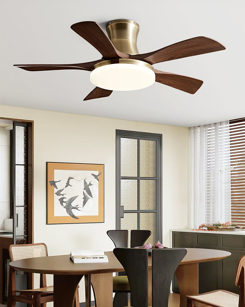 WOMO Ventiladores de techo con luz Perfil Bajo - WM5183a