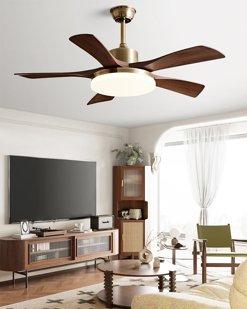 WOMO Ventiladores de techo con luz Bronce Antiguo - WM5183b