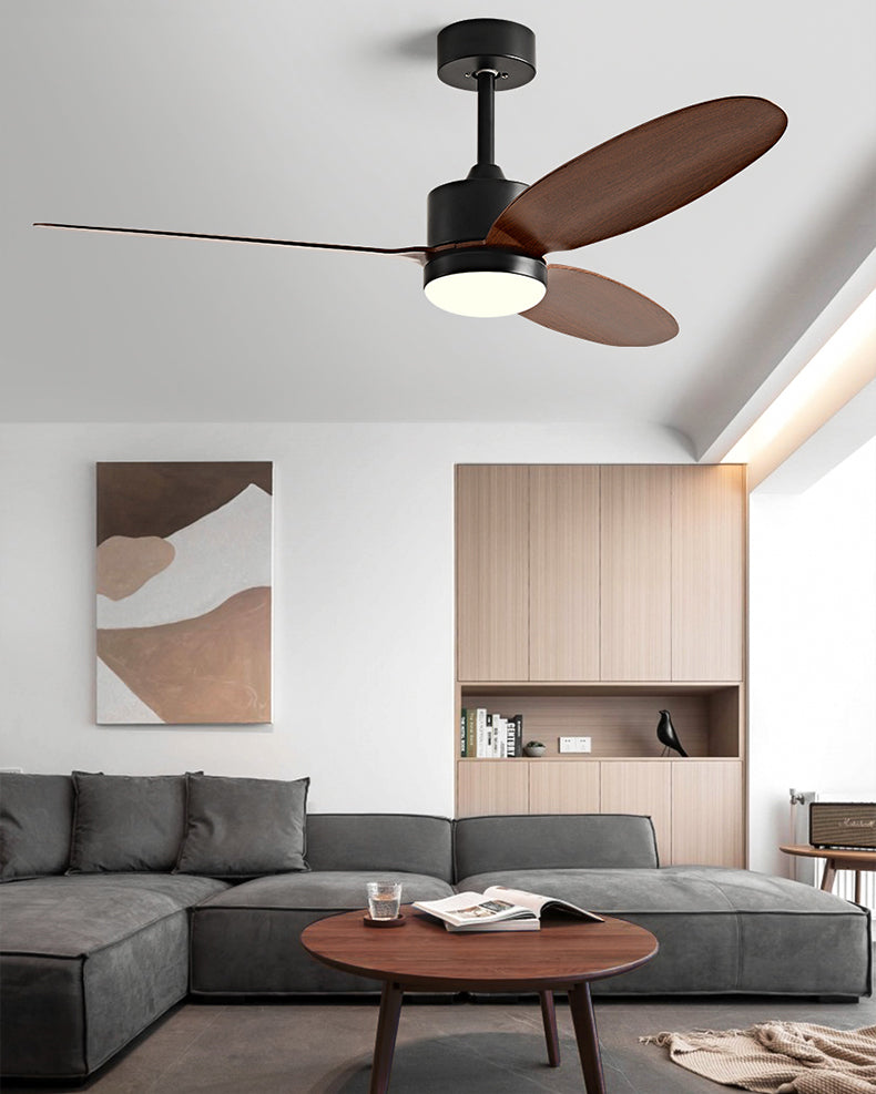 WOMO Ventiladores de techo con luz con 3 Aspas - WM5184