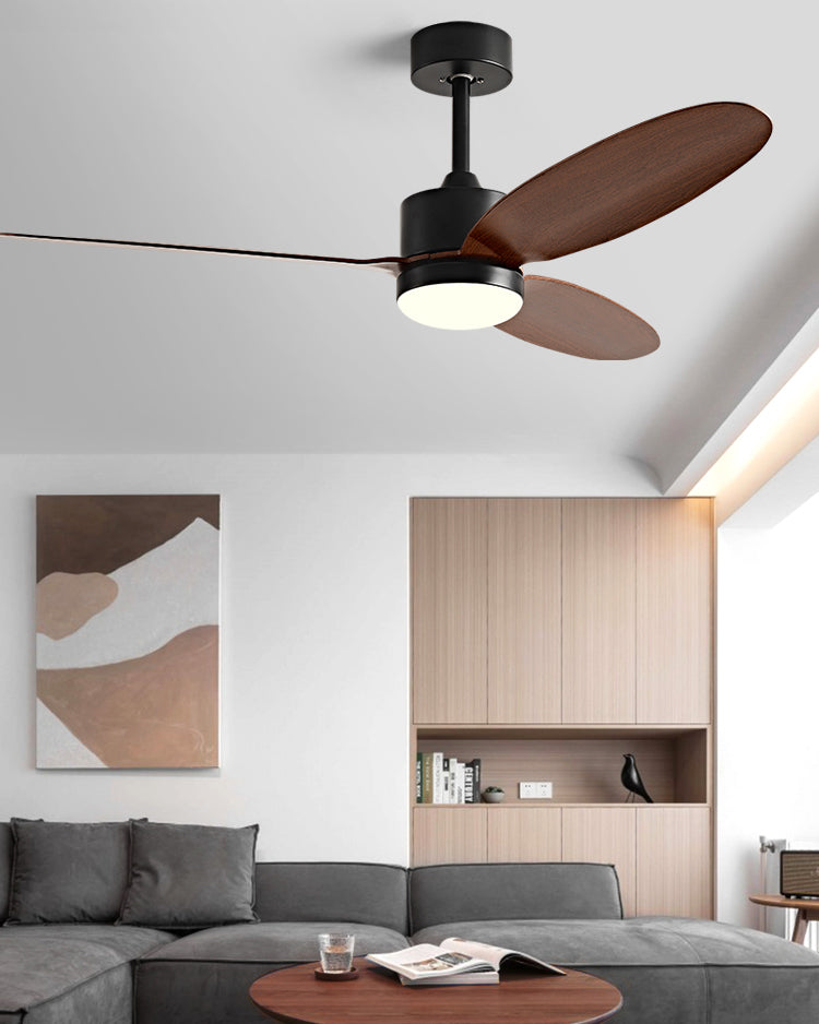 WOMO Ventiladores de techo con luz con 3 Aspas - WM5184
