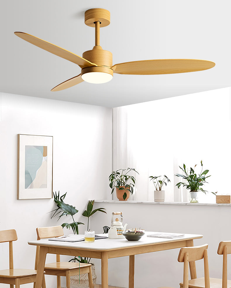 WOMO Ventiladores de techo con luz con 3 Aspas - WM5184