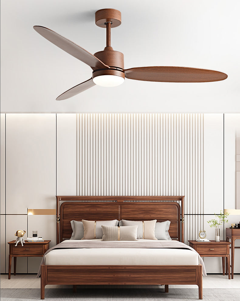 WOMO Ventiladores de techo con luz con 3 Aspas - WM5184