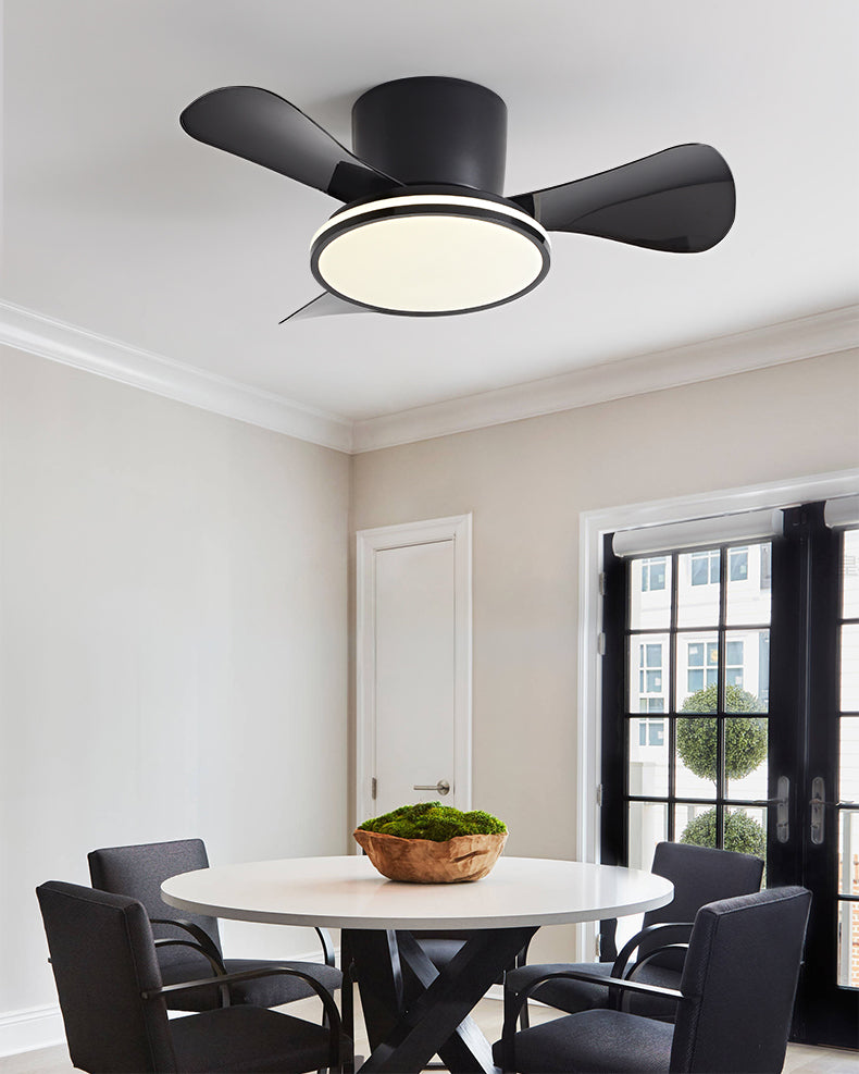 Ventilador de techo pequeño WOMO de 28 pulgadas con lámpara - WM5186