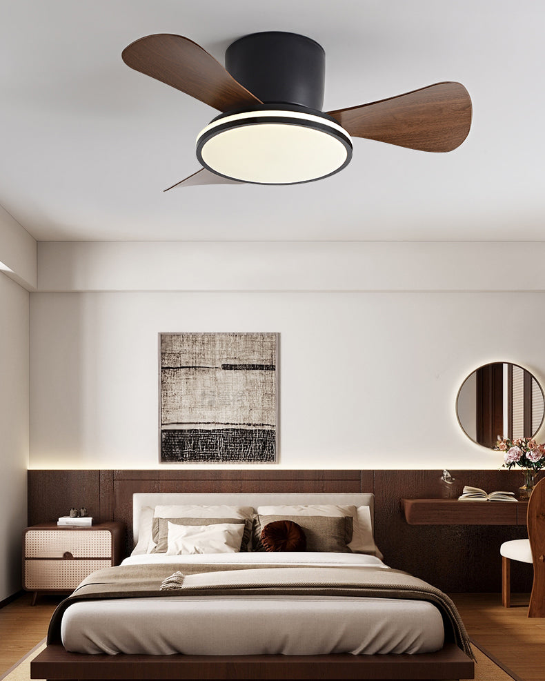 Ventilador de techo pequeño WOMO de 28 pulgadas con lámpara - WM5186
