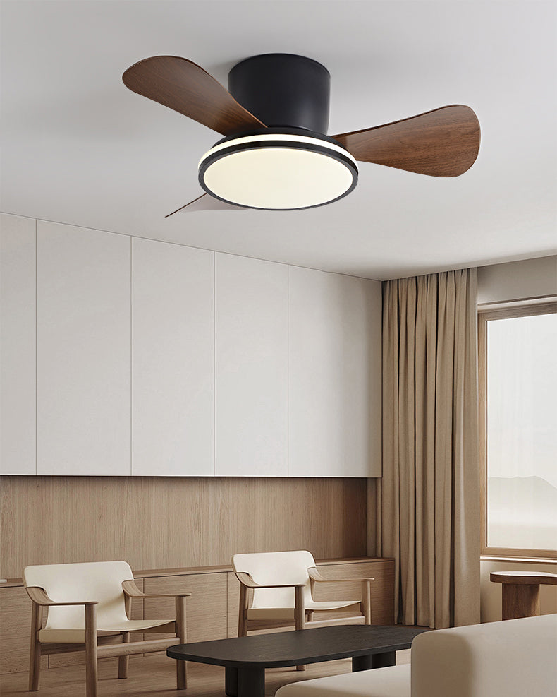 Ventilador de techo pequeño WOMO de 28 pulgadas con lámpara - WM5186