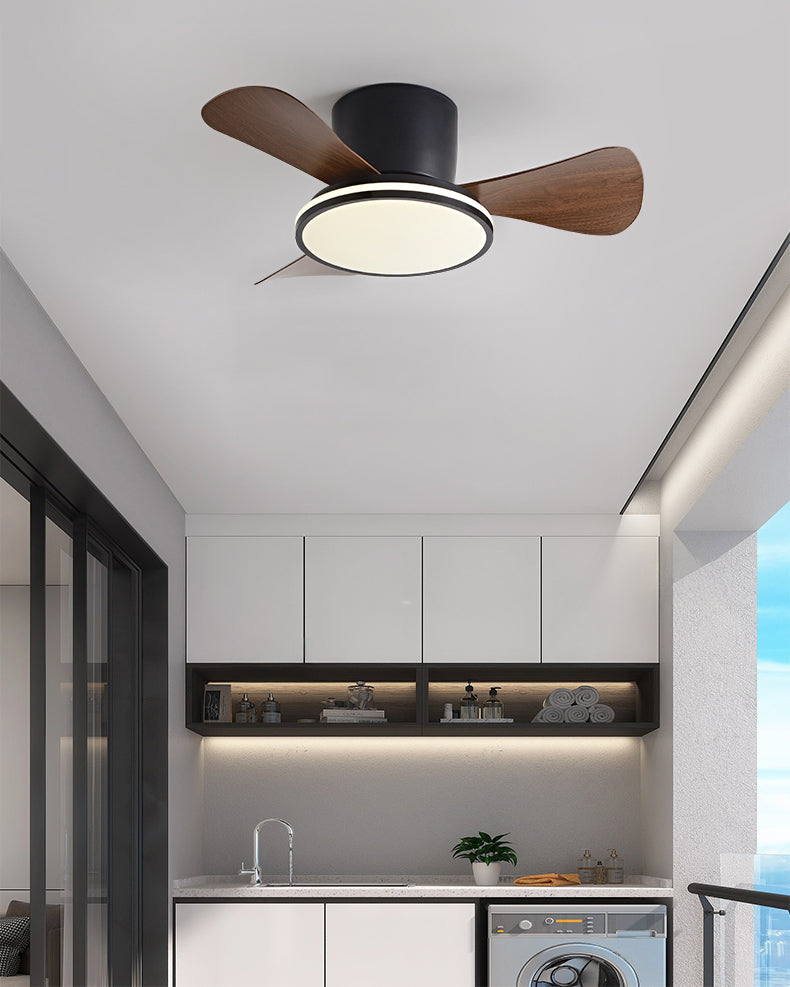 Ventilador de techo pequeño WOMO de 28 pulgadas con lámpara - WM5186