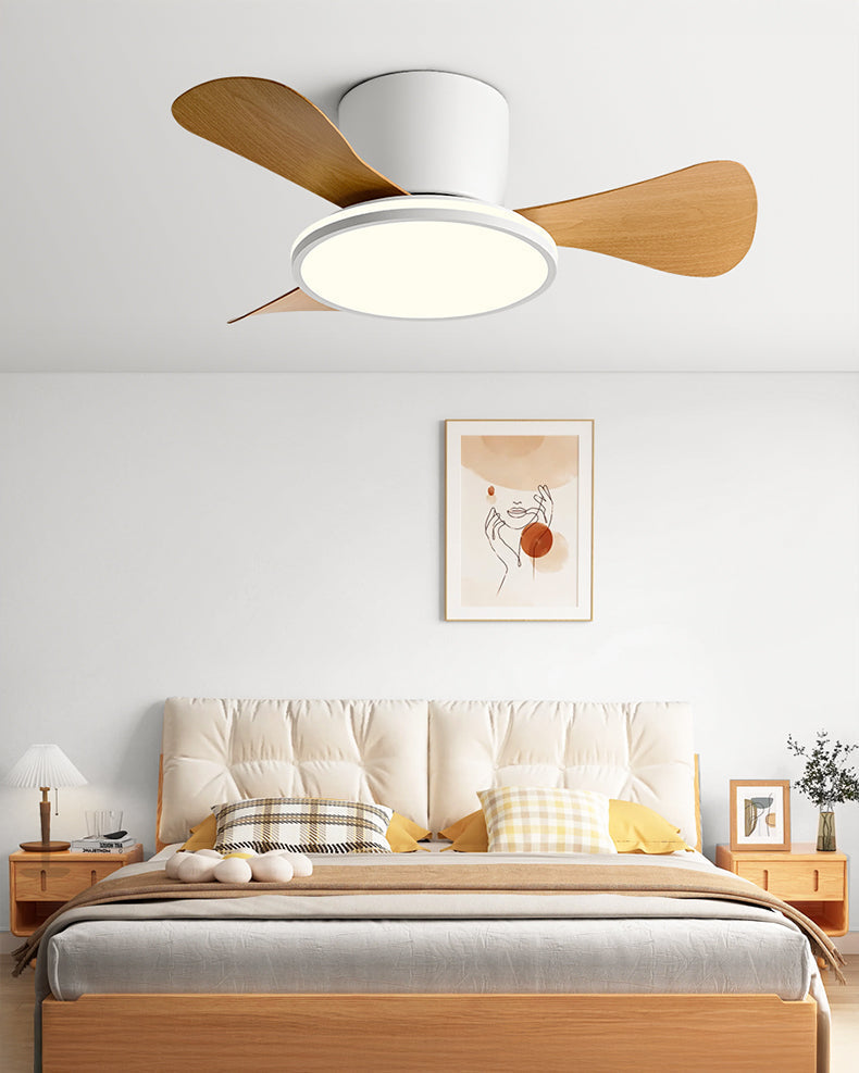 Ventilador de techo pequeño WOMO de 28 pulgadas con lámpara - WM5186