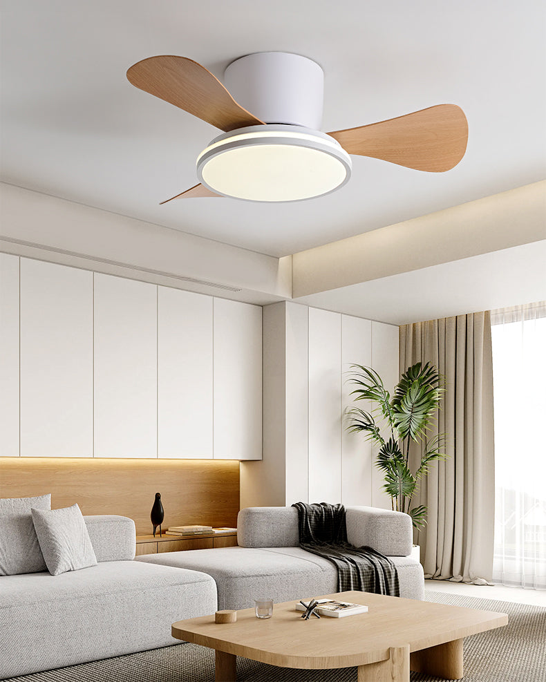 Ventilador de techo pequeño WOMO de 28 pulgadas con lámpara - WM5186