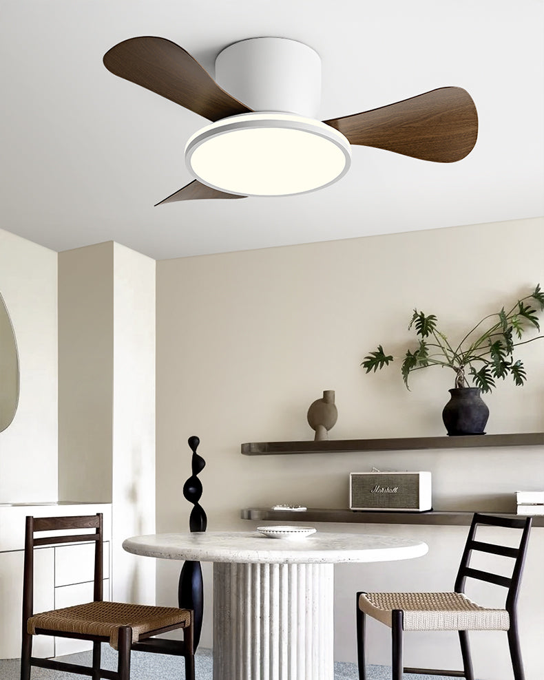Ventilador de techo pequeño WOMO de 28 pulgadas con lámpara - WM5186