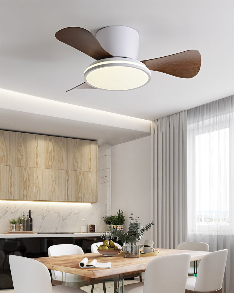 Ventilador de techo pequeño WOMO de 28 pulgadas con lámpara - WM5186
