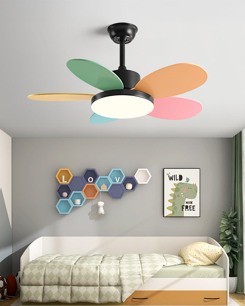 WOMO Ventiladores de techo con luz para Niños - WM5187