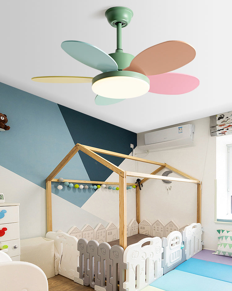 WOMO Ventiladores de techo con luz para Niños - WM5187