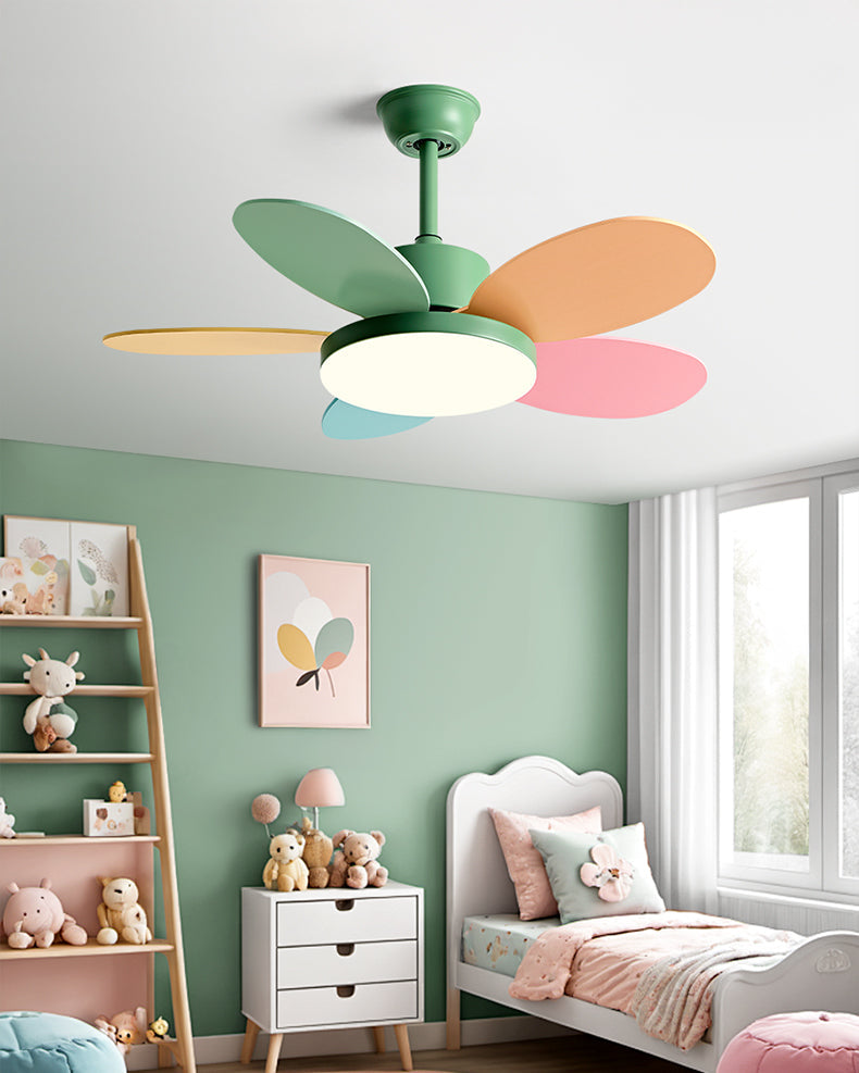 WOMO Ventiladores de techo con luz para Niños - WM5187