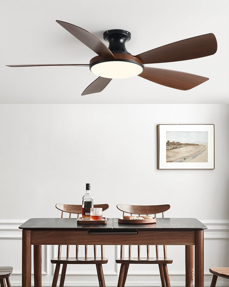 WOMO Ventiladores de techo con luz Moderna Perfil Bajo - WM5190